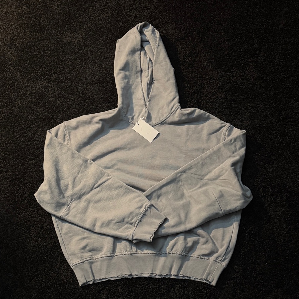 Mens Kyoni Hoodie Size Large. Hand distressed. BRAND NEW. NEVER WORN.